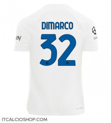 Inter Milan Federico Dimarco #32 Seconda Maglia 2023-24 Manica Corta